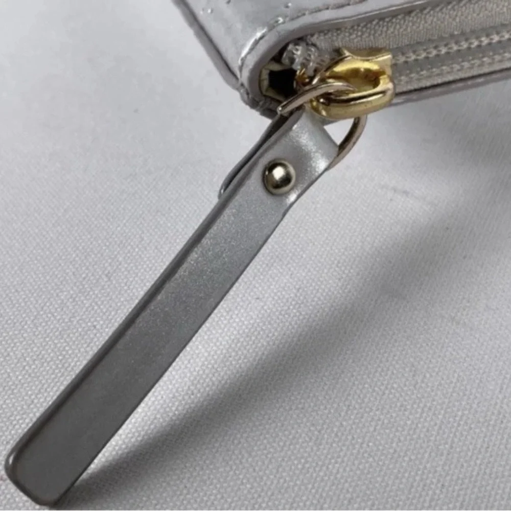 Kate Spade Metro Spade Large Pouch- Silver - Picture 12 of 13